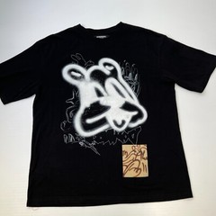 Domrebel Shirt Men Medium Graffiti Sketch Street Graphic Fire Work Party Core Go