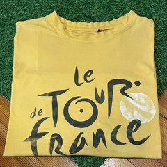 Le Tour de France Lance Armstrong Yellow T-Shirt Men’s Large L Cotton Graphic
