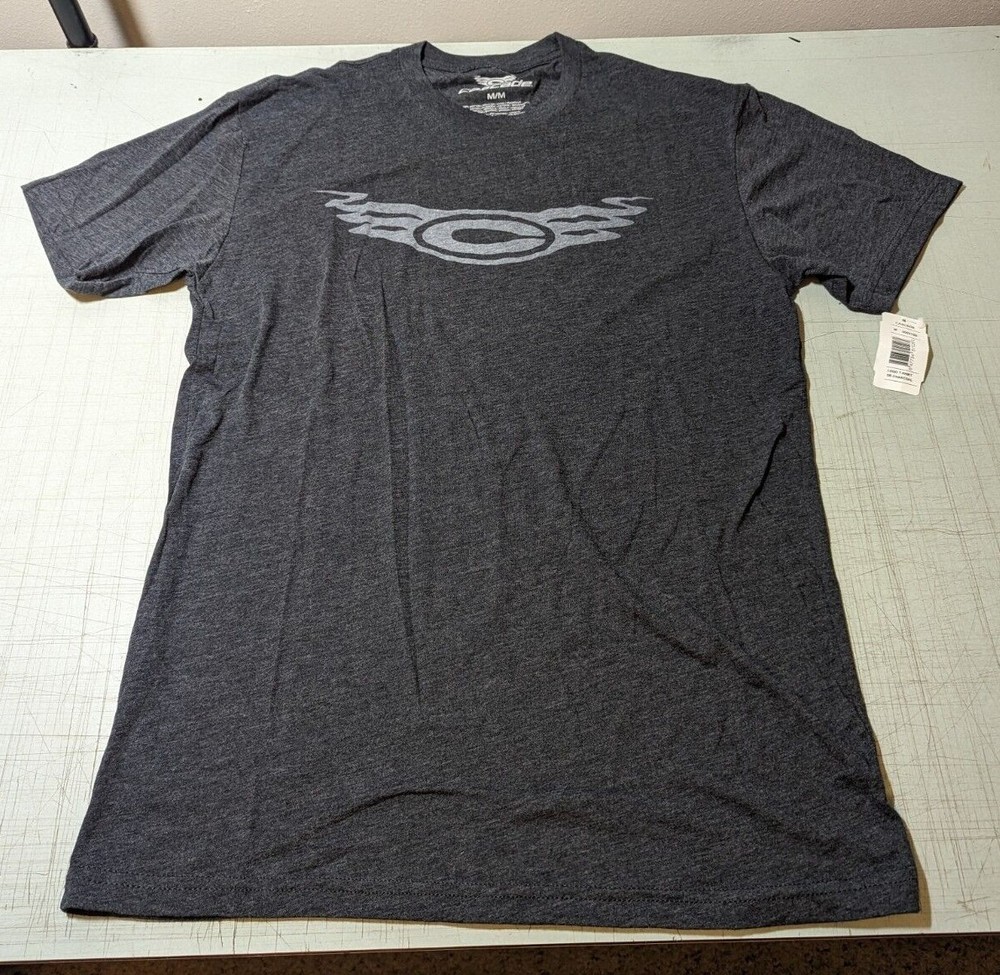 Cascade Logo Charcoal Lacrosse T-Shirt New