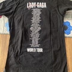 Lady Gaga Joanne World Tour T-Shirt Unisex M Medium Black 2017 Concert Graphic T