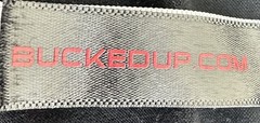 Bucked Up Deer Head Graphic T Shirt Black Red Logo Flag Sleeve Men’s XL