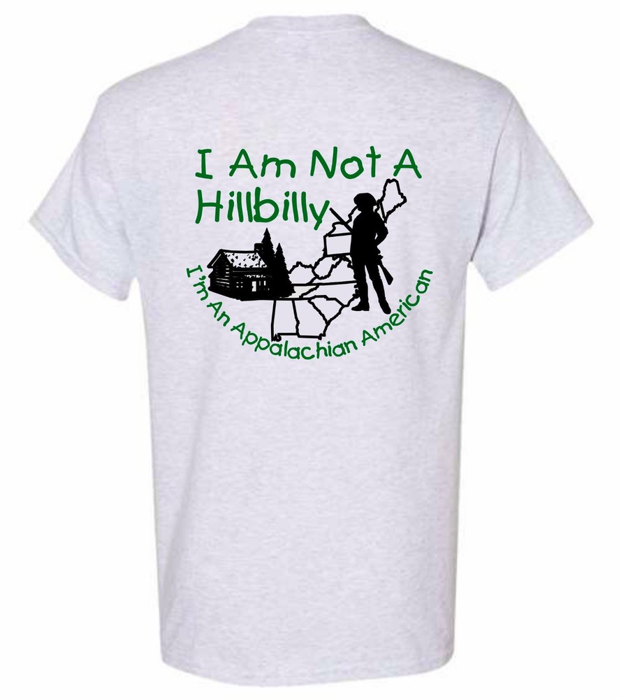 GILDAN T-SHIRT HILLBILLY LOGO APPALACHIAN, REDNECK, SOUTHERN