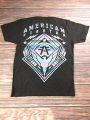 American Fighter Mens Medium Black Training T Shirt Gym Workout MMA UFC Sports