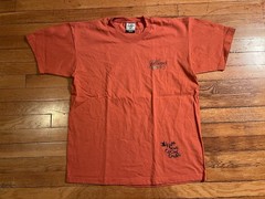 VINTAGE Jillian’s Boston Billiards Mao Tse Tung Quote Shirt Men’s L Orange 90s