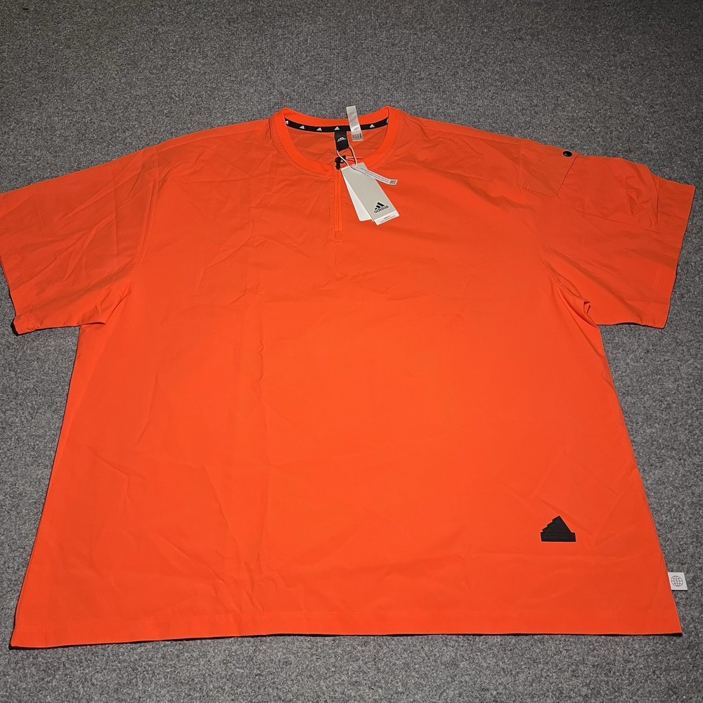 Adidas Shirt Mens XL Adult Athletic Training Tee Outdoors 1/4 Zip IC3732