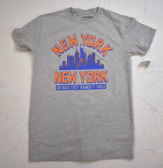 Fifth Sun Mens New York The City So Nice They Named It Twice Gray Shirt New S-XL