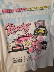 Hello Kitty x Tokyo Speed – T Shirt JDM San Rio- Size XS Large Fit Read