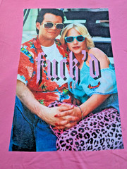 True Romance Inspired Graphic T Shirt Pink Bootleg Movie Tee 90s FUCT