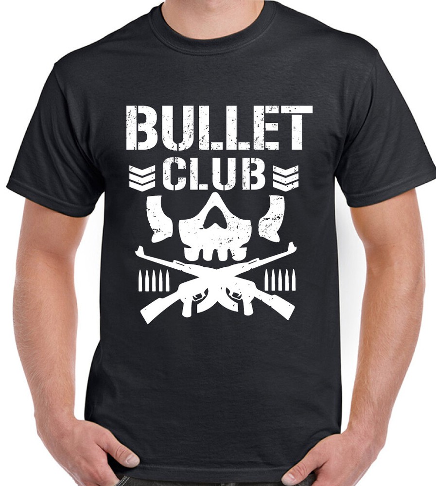 BULLET CLUB Wrestling T-Shirt 100% Cotton