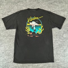 VINTAGE Santa Barbara Shirt Mens Medium Boat Scuba Diving Vision Ocean 90s Y2K