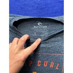 Surf Mens Rip Curl Graphic T-Shirt L Blue
