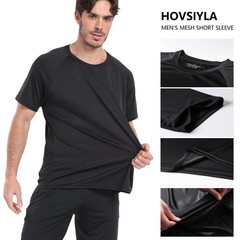 5 Pack Running Shirts Men Sport Tops Dry Fit Gym Wicking Athletic T Shirts Br…
