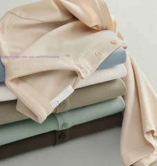 Men’s Summer Shirts Short Sleeve Casual Cotton blend Tops Classic Golf T-Shirt