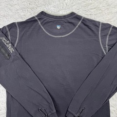 Kuhl Shirt Mens Large Kommando Crew 100% Cotton Long Sleeve Pocket Outdoor Men L