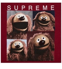 Supreme Rolf Tee All Cotton T-Shirt in Cardinal SS24 Men’s Size 2XL Muppets NWT