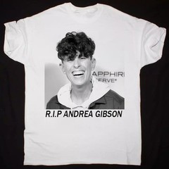 R.I.P Andrea Gibson 1975-2025 White Cotton Full Size Shirt PA013