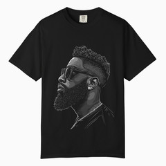 Men Hip Hop Urban Graphic Art Tee, Comfort Colors T Shirt, Unisex Streetwear Tee