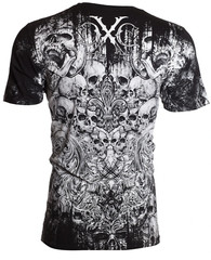 Xtreme Couture Affliction Men’s T-Shirt OFFERING Skull Black Tattoo Biker S-3XL