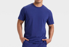 QUALITY Crewneck Short Sleeve T-Shirts COTTON MODAL blend Goodfellow S L or XL