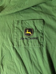 John Deere Men’s XXL T‑Shirt Green Graphic Tee Farm Tractor Logo