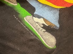 VTG 90s Looney Tunes Soccer FIFA Soccer Football Black Wild Oats T-Shirt XL