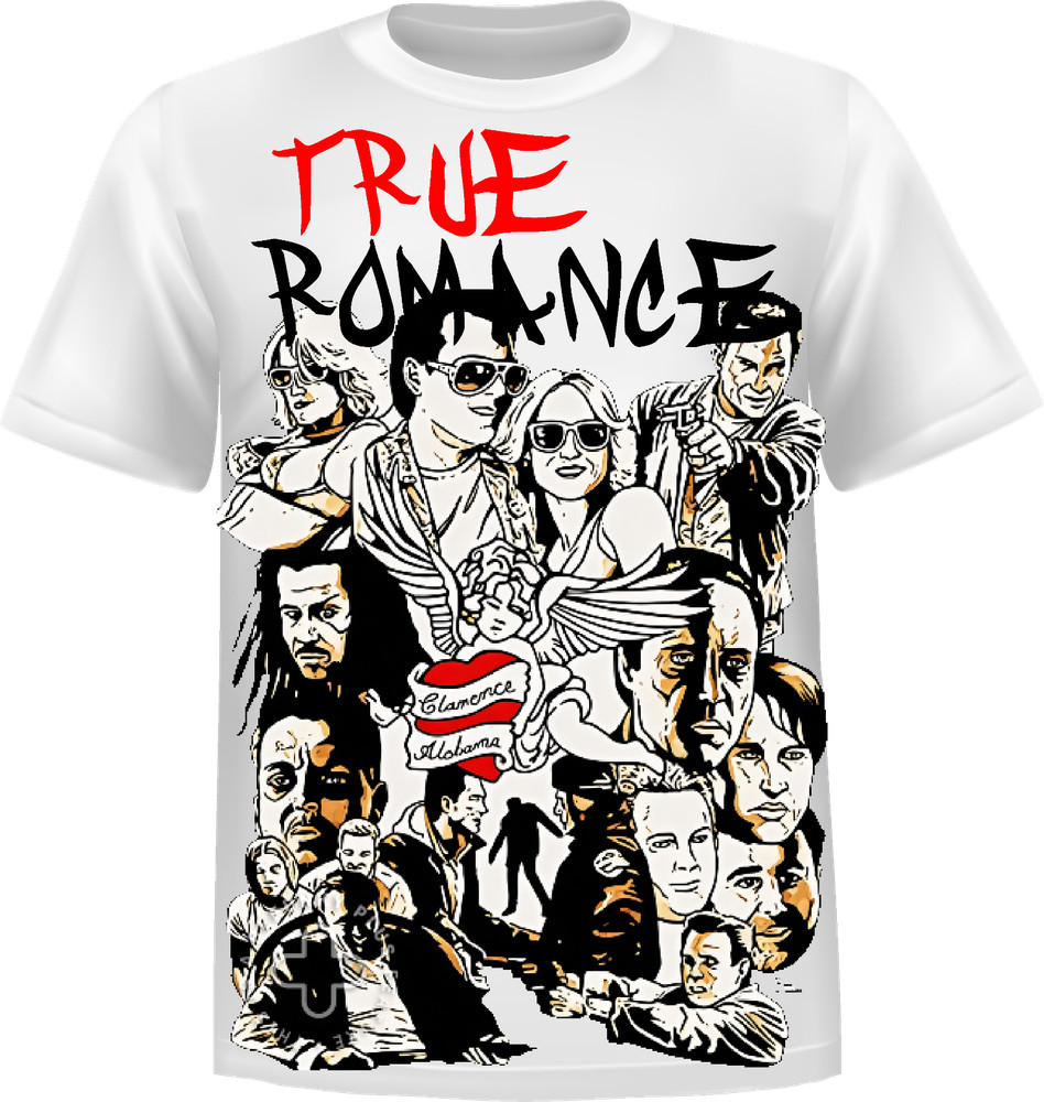 True Romance T-shirt Casual Stylish Modern Fashion Graphic Tee