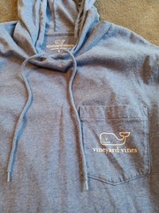 Vineyard Vines Lot 2 shirt Hoodie Long Sleeve Performance Pull Over 1/4 Zip Sz S