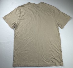Disney Mens T-Shirt Medium Tan Cotton Walt Disney World Mickey Mouse Graphic Tee