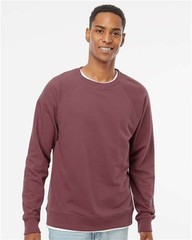 Independent Trading Co. Unisex Lightweight Loopback Terry Crewneck Sweatshirt