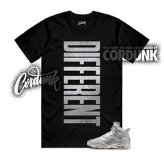 6 Metallic Silver Pure Platinum Oil Grey T Shirt Match DFRNT