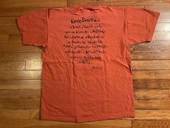 VINTAGE Jillian’s Boston Billiards Mao Tse Tung Quote Shirt Men’s L Orange 90s