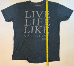 Lot of 2 Baseballism T-Shirts Mens Sz Large 3-1 Count & It’s Not OK Tees