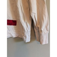 CHNGE Women Dont Owe You Sh*t Long Sleeve Shirt Organic Cotton Cream Mens Medium