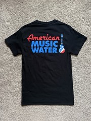 American Music Water T Shirt Size Small Gildan Heavy Cotton SCREEN PRINT