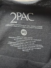 Tupac Shakur 2Pac T-Shirt Men’s Long Sleeve Rose Music Hip Hop 90s Rap sz Medium