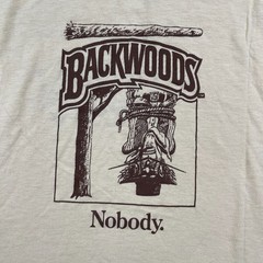 Vintage 1980s Backwoods Smokes Cigar Promo Shirt Large 21×28 Original