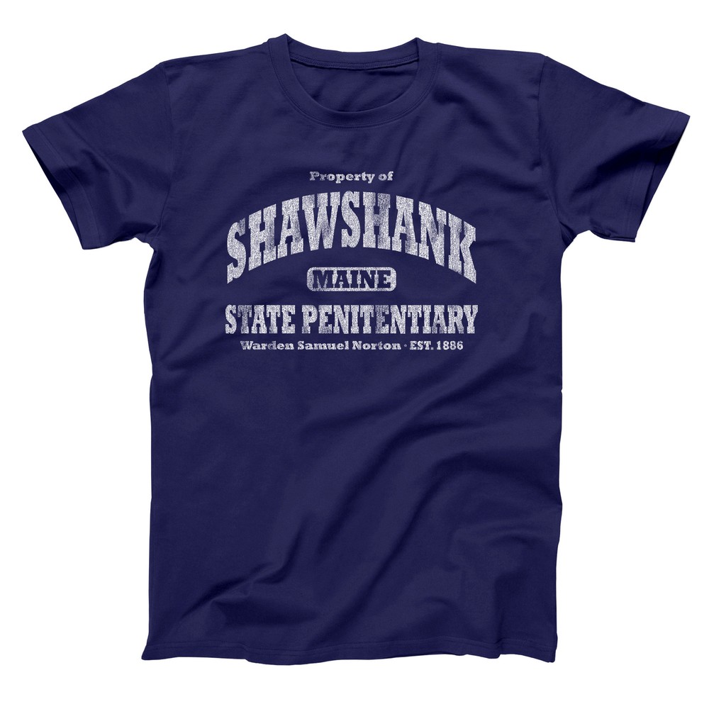Shawshank Redemption State Pen. Jail Movie Retro Navy Men’s T-Shirt