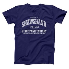 Shawshank Redemption State Pen. Jail Movie Retro Navy Men’s T-Shirt