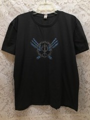 RWBY Neptune Symbol Rooster Teeth Men’s Graphic Black T-shirt XL Short Sleeve