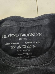 *DEFEND BROOKLYN* x Public Enemy T-Shirt Band Tee Rap Hip-Hop Adult Size XL