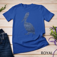 Pelican T Shirt – Denim Blue Jean Texture Unisex T-shirt