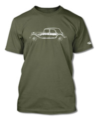 Citroen Traction Avant 11B 1934 – 1957 T-Shirt – Men – Side View – French Car