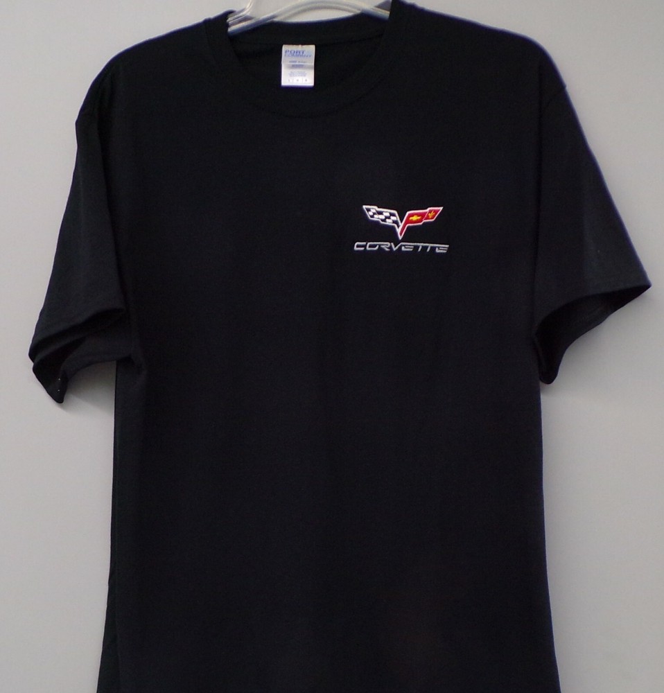 Chevrolet Corvette C6 Sports Car Embroidered T-Shirt S-6XL, LT-4XLT Chevy New