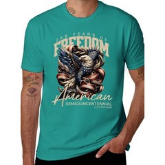 250 Years of American Freedom Eagle Patriotic T-Shirt
