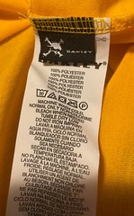 OAKLEY t shirt SMALL brand new bright orange/yellow vault exclusive Ohydrolix