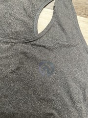 Mens XL Neleus Dry Fit Muscle Stringer Tank Top Gym Workout Exercise Gray
