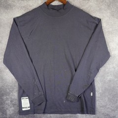 Carhartt Men’s Large Flame-Resistant Long Sleeve Shirt Blue FR FLAWED