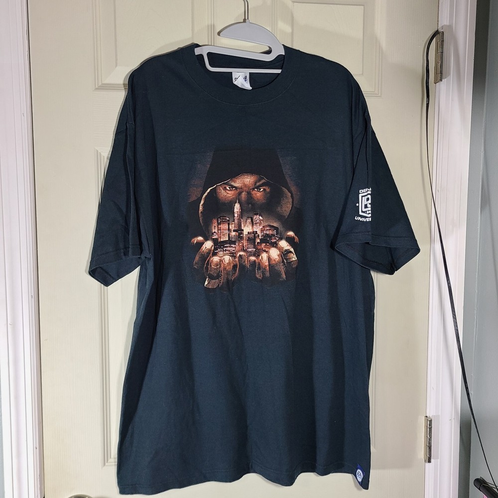 VTG Def Jam Fight for NY Tee Shirt sz XL Video Game EA Promo Records Rap Hip Hop
