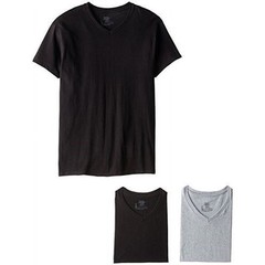 Hanes Men’s Colored V-Neck T-Shirt Irregular 2XL Assorted Colors 6-Pack