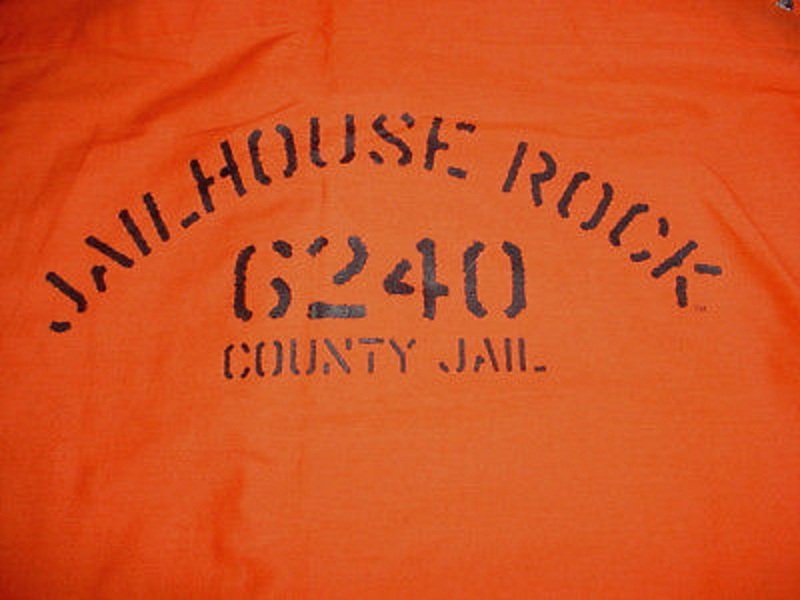 Elvis Presley Jailhouse Rock 6240 County Jail SHIRT-M